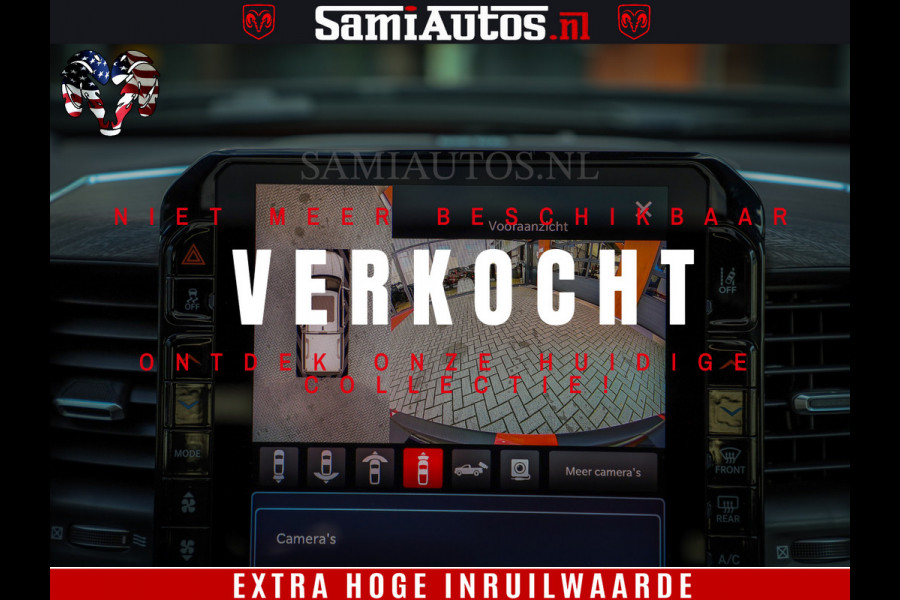 Dodge Ram 1500 Night Premium | RED DEVIL | Full Option | De Meest Luxe Pick-Up in zijn Klasse | Comfortabele Dubbele Cabine met Royale 5 Zitplaatsen | BPM vrij | Nu Leverbaar uit Voorraad | Voorraad Nr 2226 - 4993