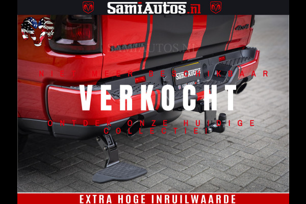 Dodge Ram 1500 Night Premium | RED DEVIL | Full Option | De Meest Luxe Pick-Up in zijn Klasse | Comfortabele Dubbele Cabine met Royale 5 Zitplaatsen | BPM vrij | Nu Leverbaar uit Voorraad | Voorraad Nr 2226 - 4993