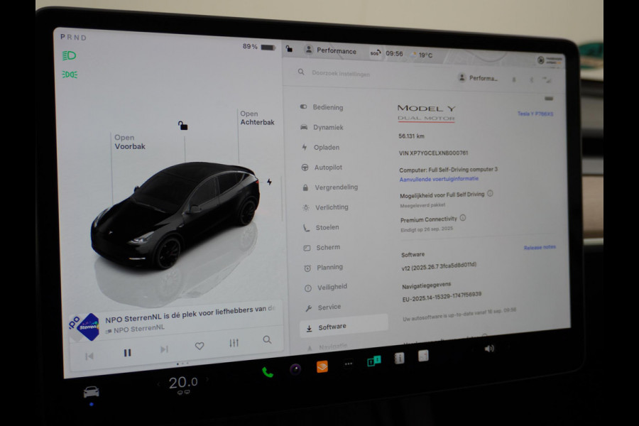 Tesla Model Y Performance AWD 75 kWh FULL SELF -DRIVE FSD | TELSA GARANTIE VOLLEDIG T/M 06-2026/80.000KM | AANDRIJFLIJN EN ACCU T/M 06-2030/192.000KM