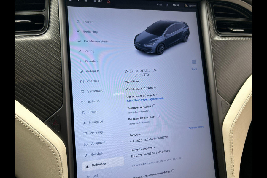 Tesla Model X 75D Base 7 - Persoons * Origineel Nederlands * Trekhaak Autopilot Leder Stoel/Stuur Verwarming Tesla Model X 75D Base 7 - Persoons * Origineel Nederlands * Trekhaak Autopilot Leder Stoel/Stuur Verwarming