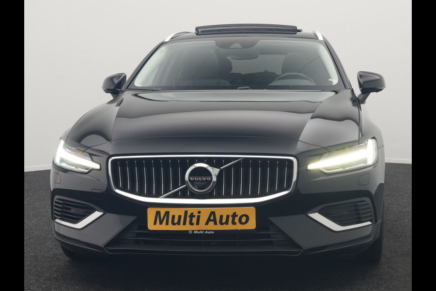 Volvo V60 2.0 T6 Recharge AWD Inscription Plug In Hybrid 350pk PHEV | Trekhaak Af Fabriek | Panodak | Adaptive Cruise | Adaptive LED | Harman & Kardon |  Lederen Sportstoelen Memory & Verwarmd | Blis | Apple Carplay | Pilot Assist | Navigatie | Virtual |