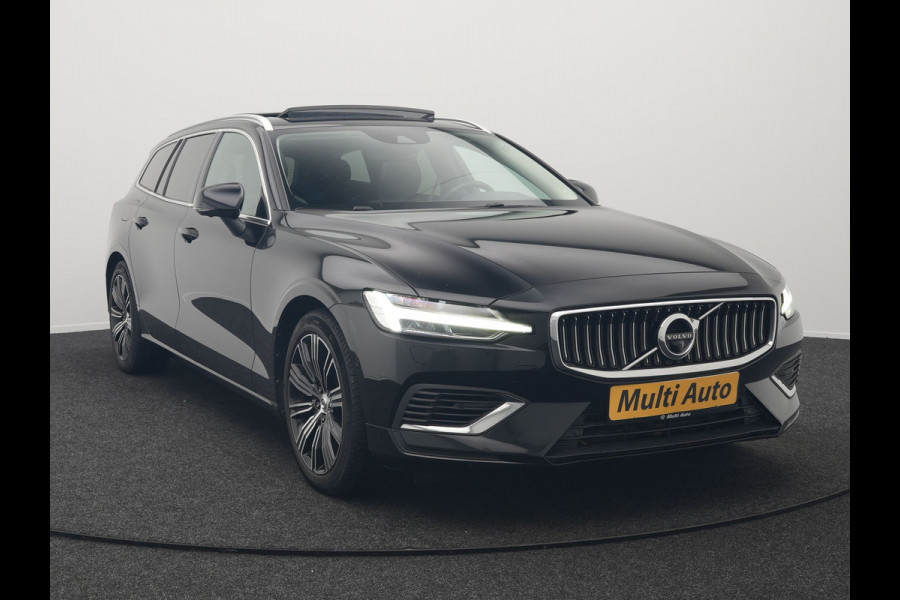 Volvo V60 2.0 T6 Recharge AWD Inscription Plug In Hybrid 350pk PHEV | Trekhaak Af Fabriek | Panodak | Adaptive Cruise | Adaptive LED | Harman & Kardon |  Lederen Sportstoelen Memory & Verwarmd | Blis | Apple Carplay | Pilot Assist | Navigatie | Virtual |