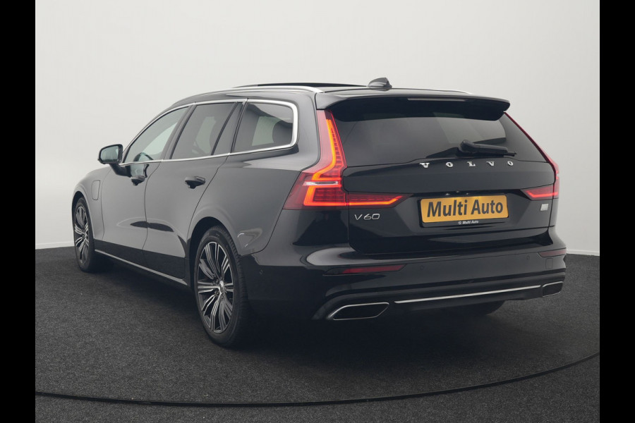 Volvo V60 2.0 T6 Recharge AWD Inscription Plug In Hybrid 350pk PHEV | Trekhaak Af Fabriek | Panodak | Adaptive Cruise | Adaptive LED | Harman & Kardon |  Lederen Sportstoelen Memory & Verwarmd | Blis | Apple Carplay | Pilot Assist | Navigatie | Virtual |