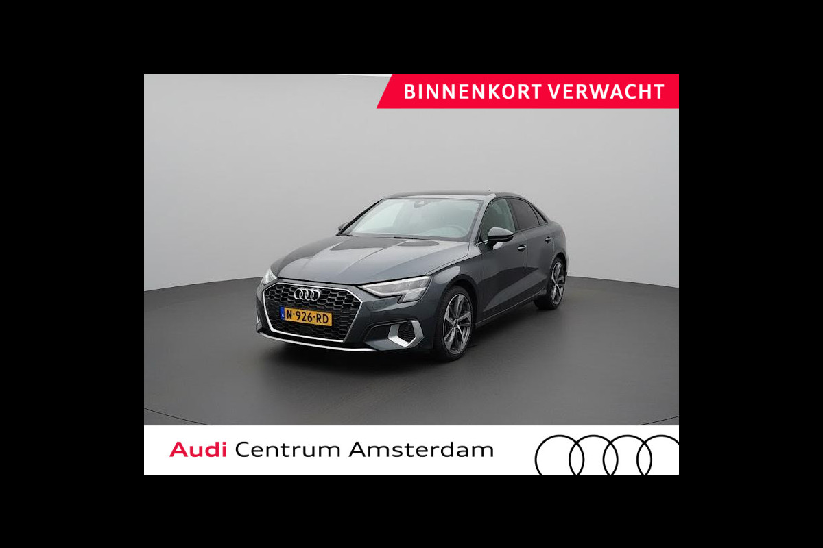 Audi A3 Limousine 30 TFSI Pro Line 110pk S-tronic | Stoelverwarming | 18 inch Lichtmetalen velgen | Cruise controle | Navigatie via App Audi A3 Limousine 30 TFSI Pro Line 110pk S-tronic | Stoelverwarming | 18 inch Lichtmetalen velgen | Cruise controle | Navigatie via App