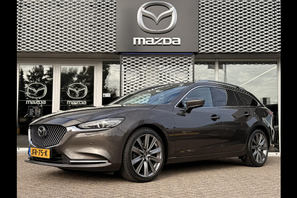 Mazda 6 Sportbreak 2.5 SkyActiv-G 194 Luxury | LEER | 360 GRADEN CAMERA | BOSE |