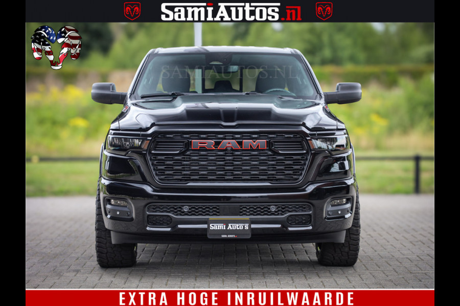 Dodge Ram TradesMan 6 Persoons Uitvoering | 420Pk 636Nm | Pick-Up | Comfortabele Dubbele Cabine met Royale 6 Zitplaatsen | BPM vrij | Nu Leverbaar uit Voorraad | Voorraad Nr 2217- 2911