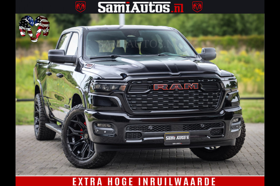 Dodge Ram TradesMan 6 Persoons Uitvoering | 420Pk 636Nm | Pick-Up | Comfortabele Dubbele Cabine met Royale 6 Zitplaatsen | BPM vrij | Nu Leverbaar uit Voorraad | Voorraad Nr 2217- 2911