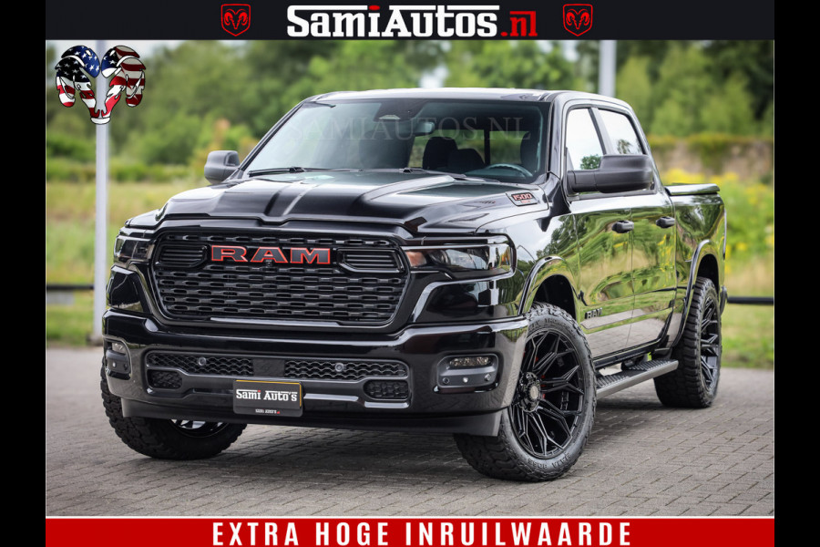 Dodge Ram TradesMan 6 Persoons Uitvoering | 420Pk 636Nm | Pick-Up | Comfortabele Dubbele Cabine met Royale 6 Zitplaatsen | BPM vrij | Nu Leverbaar uit Voorraad | Voorraad Nr 2217- 2911