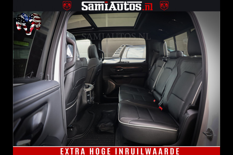 Dodge Ram 1500 1500 Limited Night High Output 540HP 706Nm | Massage + Full Option | De Meest Luxe en Volle Pick-Up in zijn Klasse | Comfortabele Dubbele Cabine met Royale 5 Zitplaatsen | BPM vrij | Nu Leverbaar uit Voorraad | Voorraad Nr 2336 - 7700