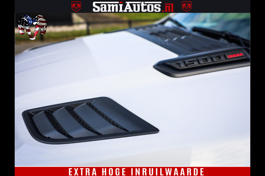 Dodge Ram 1500 1500 Limited Night High Output 540HP 706Nm | Massage + Full Option | De Meest Luxe en Volle Pick-Up in zijn Klasse | Comfortabele Dubbele Cabine met Royale 5 Zitplaatsen | BPM vrij | Nu Leverbaar uit Voorraad | Voorraad Nr 2336 - 7700