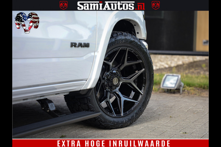 Dodge Ram 1500 1500 Limited Night High Output 540HP 706Nm | Massage + Full Option | De Meest Luxe en Volle Pick-Up in zijn Klasse | Comfortabele Dubbele Cabine met Royale 5 Zitplaatsen | BPM vrij | Nu Leverbaar uit Voorraad | Voorraad Nr 2336 - 7700