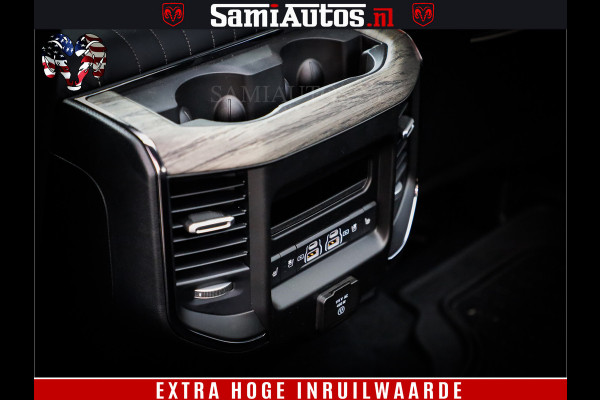 Dodge Ram 1500 1500 Limited Night High Output 540HP 706Nm | Massage + Full Option | De Meest Luxe en Volle Pick-Up in zijn Klasse | Comfortabele Dubbele Cabine met Royale 5 Zitplaatsen | BPM vrij | Nu Leverbaar uit Voorraad | Voorraad Nr 2336 - 7700