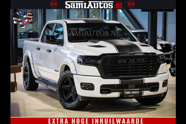 Dodge Ram 1500 GEEN MEERPRIJS | ALL IN | HELLCAT WHEELS | WIDE BODY | Laramie Night | 420Pk 636 Nn | Extra Groot Scherm + Passagiers Scher Comfortabele Dubbele Cabine met Royale 5 Zitplaatsen | Nu Leverbaar uit Voorraad | Voorraad Nr 2223 - 5047