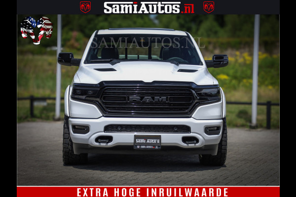Dodge Ram 1500 Limited Night | 5.7 V8 Hemi Full Option | Comfortabele Dubbele Cabine met Royale 5 Zitplaatsen | De Meest Luxe en Volle Pick-Up in zijn Klasse | BPM vrij | Nu Leverbaar uit Voorraad | Voorraad Nr v45lpr