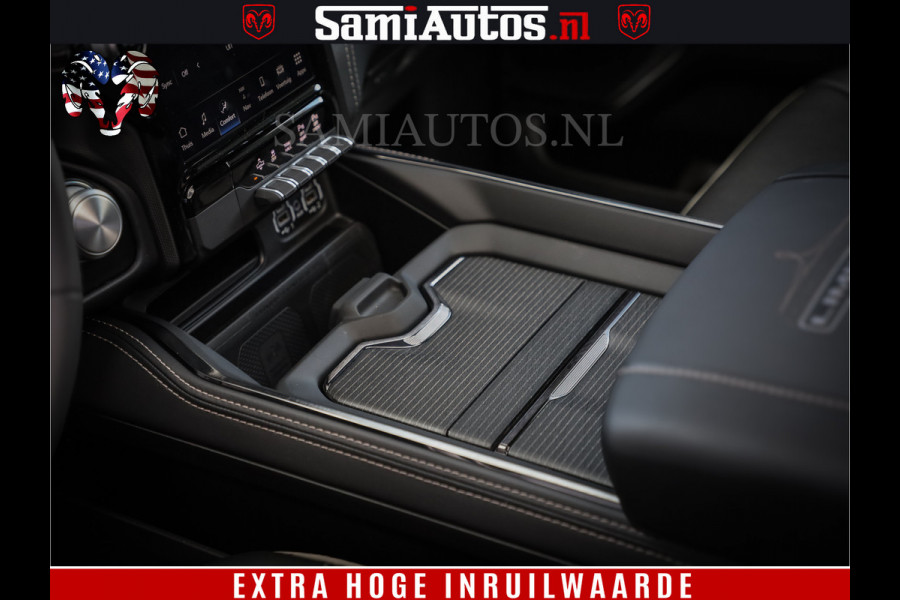 Dodge Ram 1500 Limited Night | 5.7 V8 Hemi Full Option | Comfortabele Dubbele Cabine met Royale 5 Zitplaatsen | De Meest Luxe en Volle Pick-Up in zijn Klasse | BPM vrij | Nu Leverbaar uit Voorraad | Voorraad Nr v45lpr