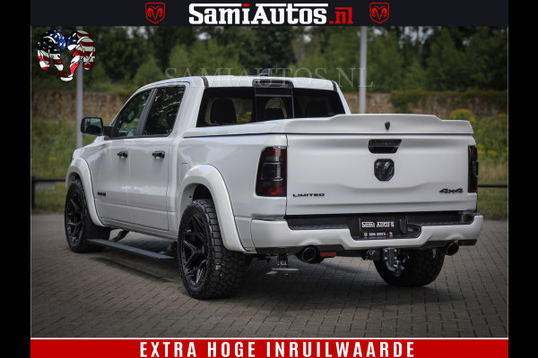 Dodge Ram 1500 Limited Night | 5.7 V8 Hemi Full Option | Comfortabele Dubbele Cabine met Royale 5 Zitplaatsen | De Meest Luxe en Volle Pick-Up in zijn Klasse | BPM vrij | Nu Leverbaar uit Voorraad | Voorraad Nr v45lpr