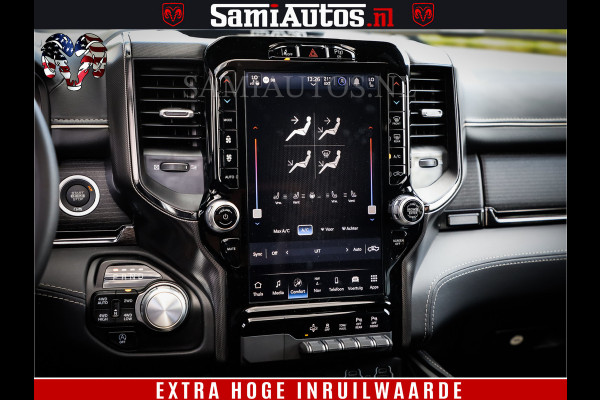 Dodge Ram 1500 Limited Night | 5.7 V8 Hemi Full Option | Comfortabele Dubbele Cabine met Royale 5 Zitplaatsen | De Meest Luxe en Volle Pick-Up in zijn Klasse | BPM vrij | Nu Leverbaar uit Voorraad | Voorraad Nr v45lpr