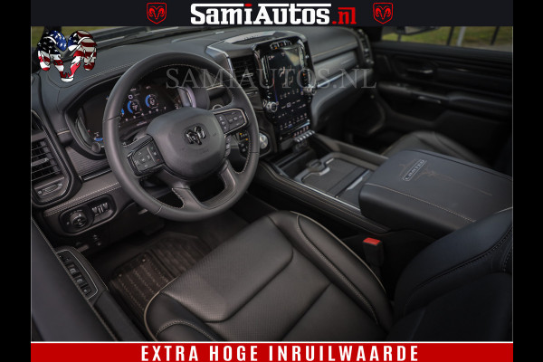 Dodge Ram 1500 Limited Night | 5.7 V8 Hemi Full Option | Comfortabele Dubbele Cabine met Royale 5 Zitplaatsen | De Meest Luxe en Volle Pick-Up in zijn Klasse | BPM vrij | Nu Leverbaar uit Voorraad | Voorraad Nr v45lpr