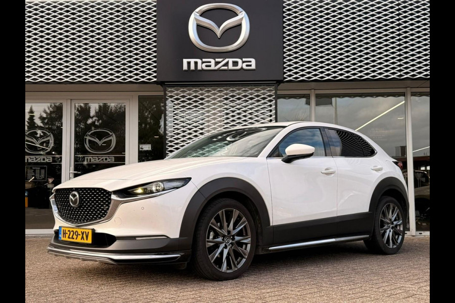 Mazda CX-30 2.0 e-SkyActiv-X M Hybrid Luxury AUTOMAAT | SCHUIFKANTELDAK | 360 CAMERA | AFNEEMBARE TREKHAAK | AERO PACK | Mazda CX-30 2.0 e-SkyActiv-X M Hybrid Luxury AUTOMAAT | SCHUIFKANTELDAK | 360 CAMERA | AFNEEMBARE TREKHAAK | AERO PACK |