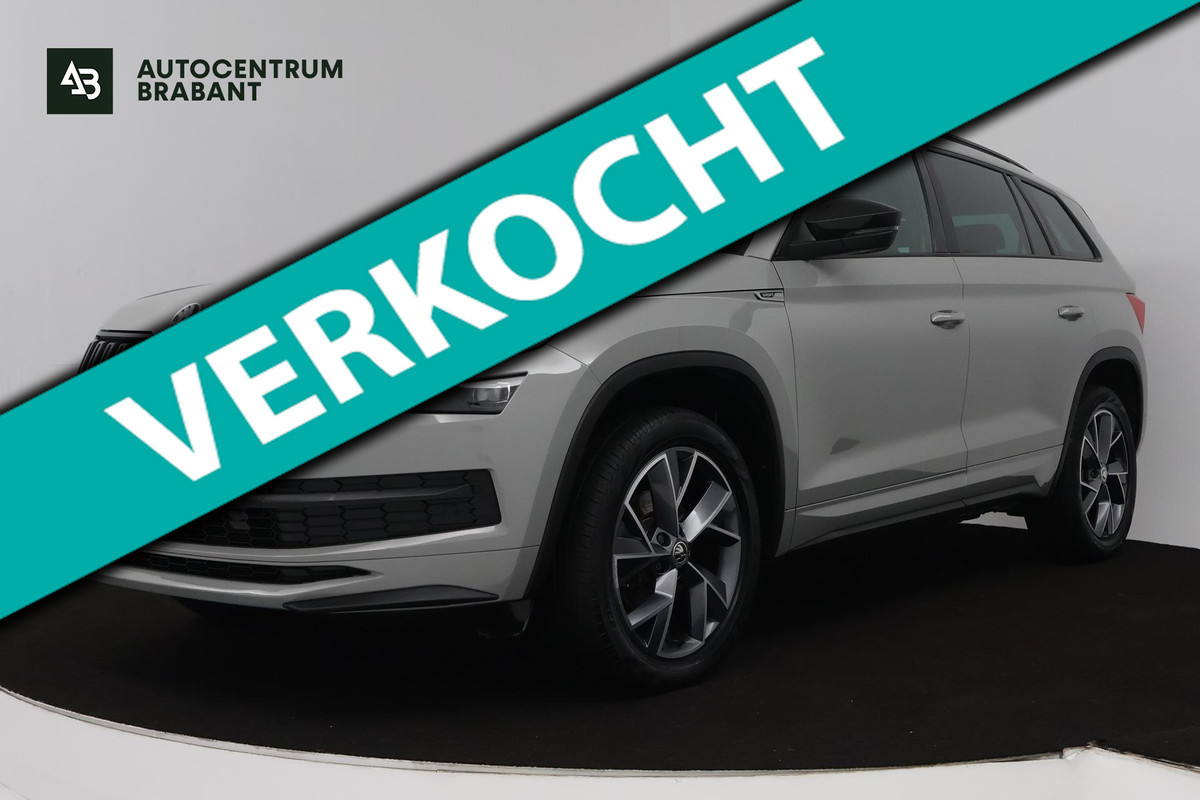 Škoda Kodiaq 1.5 TSI Sportline Business (TREKHAAK, DIGITALE COCKPIT, STOEL/STUUR VERWARMING, CAMERA, ELEKTR STOELEN, SFEER) Škoda Kodiaq 1.5 TSI Sportline Business (TREKHAAK, DIGITALE COCKPIT, STOEL/STUUR VERWARMING, CAMERA, ELEKTR STOELEN, SFEER)