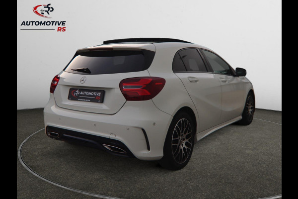 Mercedes-Benz A-Klasse 180 AMG-Line Pano Sportstoelen Led Navi Camera Parkeersensor V+A Cruise Control Sfeerverlichting
