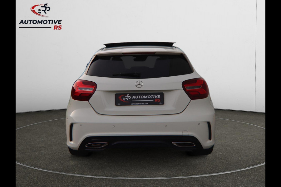 Mercedes-Benz A-Klasse 180 AMG-Line Pano Sportstoelen Led Navi Camera Parkeersensor V+A Cruise Control Sfeerverlichting