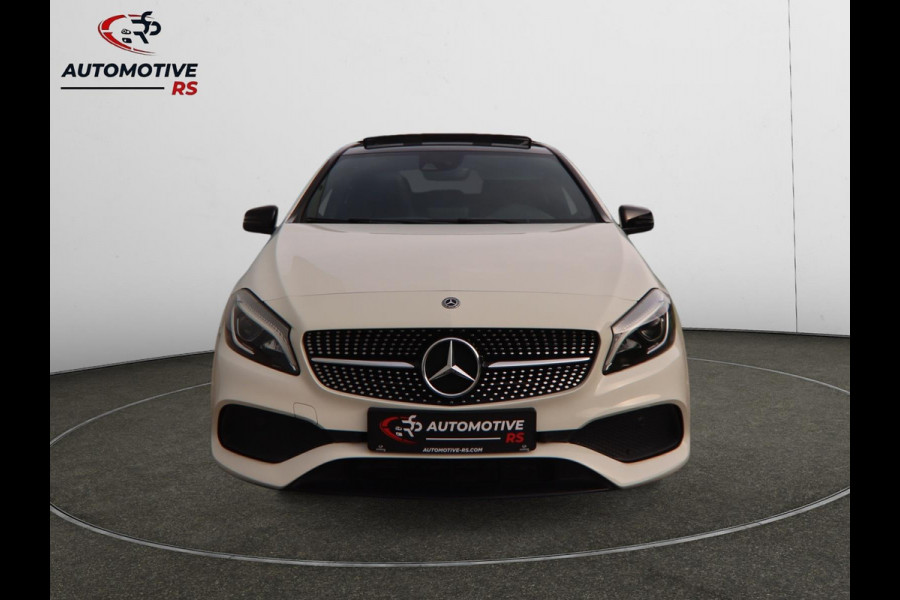 Mercedes-Benz A-Klasse 180 AMG-Line Pano Sportstoelen Led Navi Camera Parkeersensor V+A Cruise Control Sfeerverlichting