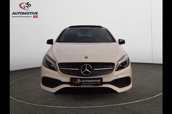 Mercedes-Benz A-Klasse 180 AMG-Line Pano Sportstoelen Led Navi Camera Parkeersensor V+A Cruise Control Sfeerverlichting