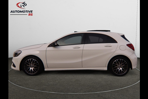 Mercedes-Benz A-Klasse 180 AMG-Line Pano Sportstoelen Led Navi Camera Parkeersensor V+A Cruise Control Sfeerverlichting