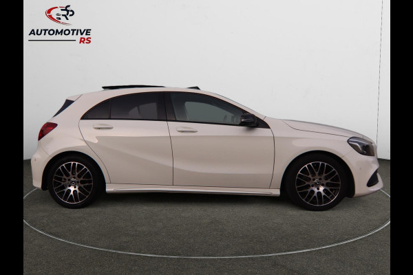 Mercedes-Benz A-Klasse 180 AMG-Line Pano Sportstoelen Led Navi Camera Parkeersensor V+A Cruise Control Sfeerverlichting