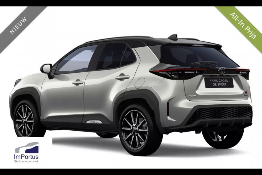 Toyota Yaris Cross 1.5 Hybrid 130 GR Sport > Snel leverbaar! Toyota Yaris Cross 1.5 Hybrid 130 GR Sport > Snel leverbaar!