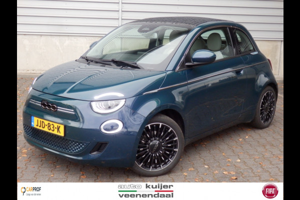 Fiat 500E La Prima 42 kWh | Cabriolet | Leder | Apple Carpl / Andr. Auto