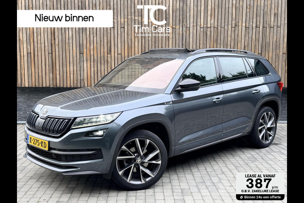 Škoda Kodiaq 1.5 TSI Sportline Automaat | Panoramadak | Trekhaak uitklapbaar | Navigatiesysteem | Stoelverwarming voor en achter | Stuurverwa Škoda Kodiaq 1.5 TSI Sportline Automaat | Panoramadak | Trekhaak uitklapbaar | Navigatiesysteem | Stoelverwarming voor en achter | Stuurverwa