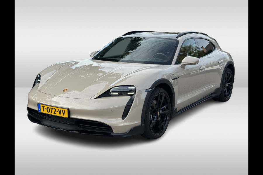 Porsche Taycan Cross Turismo 4 93 kWh / Panoramadak / 360Camera / Passenger Display / Sportdesign + Chrono / 21'' / Bose / Luchtvering / Keyless / Stuur+Stoelverwarming / Dodehoek / DAB / ACC Porsche Taycan Cross Turismo 4 93 kWh / Panoramadak / 360Camera / Passenger Display / Sportdesign + Chrono / 21'' / Bose / Luchtvering / Keyless / Stuur+Stoelverwarming / Dodehoek / DAB / ACC