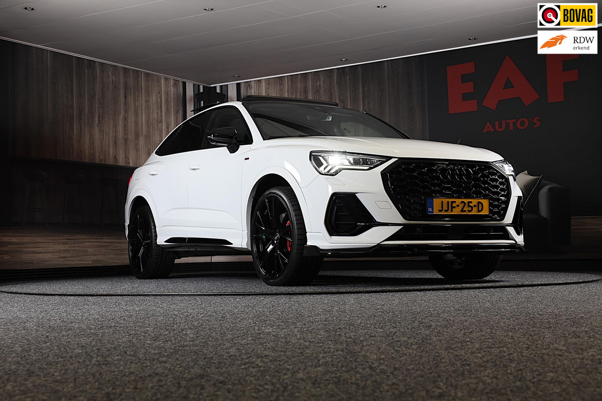Audi Q3 Sportback 45 TFSI e S Line Competition / Aut / Memory / 360 Camera / Elek Stoelen / Acc / Pano / B & O / Matrix / 21 Inch Audi Q3 Sportback 45 TFSI e S Line Competition / Aut / Memory / 360 Camera / Elek Stoelen / Acc / Pano / B & O / Matrix / 21 Inch