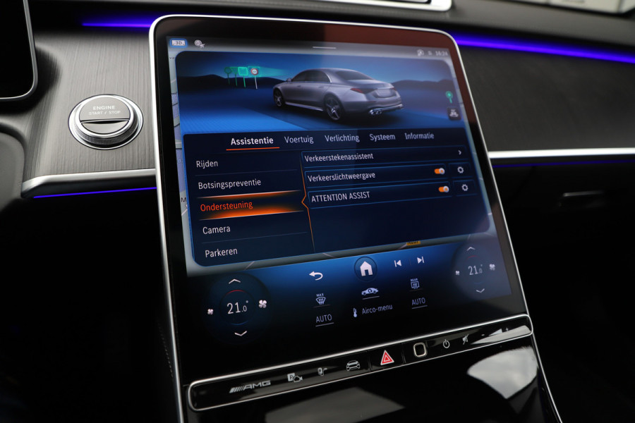 Mercedes-Benz S-Klasse AMG 63 S E Performance Lang | 802PK | Entertainment | Carbon | Burmester High-end | Massage | Head-up | 4W-Sturing | Stuurverw.