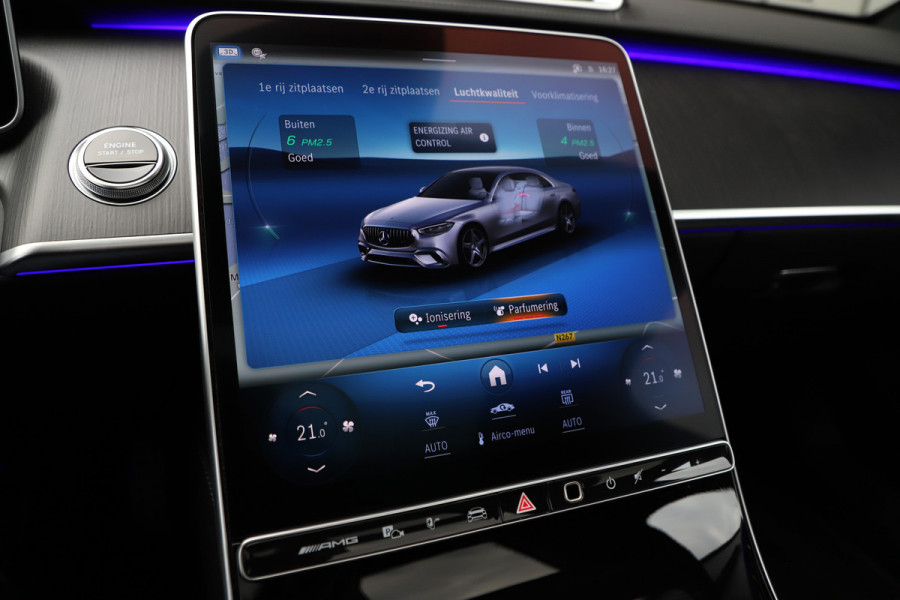 Mercedes-Benz S-Klasse AMG 63 S E Performance Lang | 802PK | Entertainment | Carbon | Burmester High-end | Massage | Head-up | 4W-Sturing | Stuurverw.
