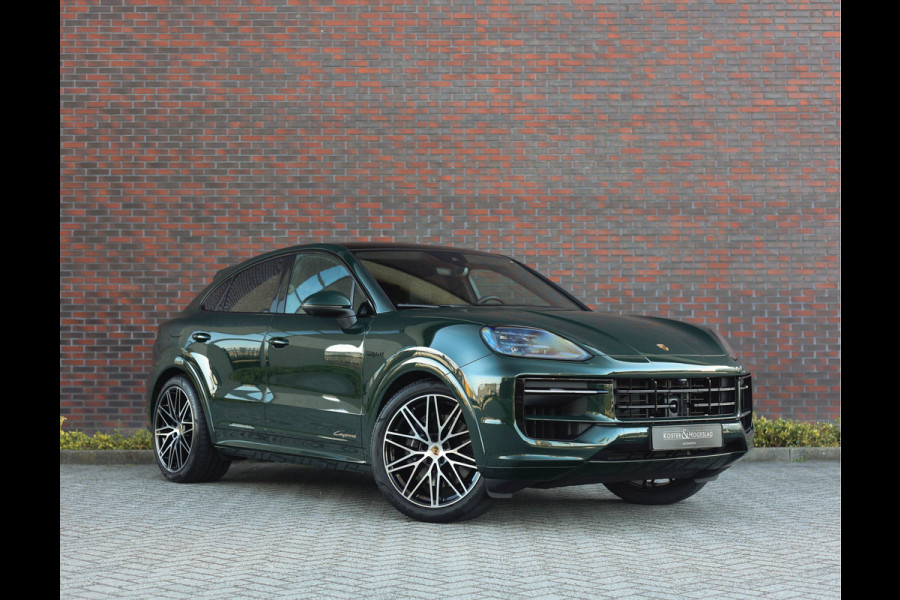 Porsche Cayenne Coupé 3.0 E-Hybrid | PTS Goodwood Green - Pano - Luchtvering