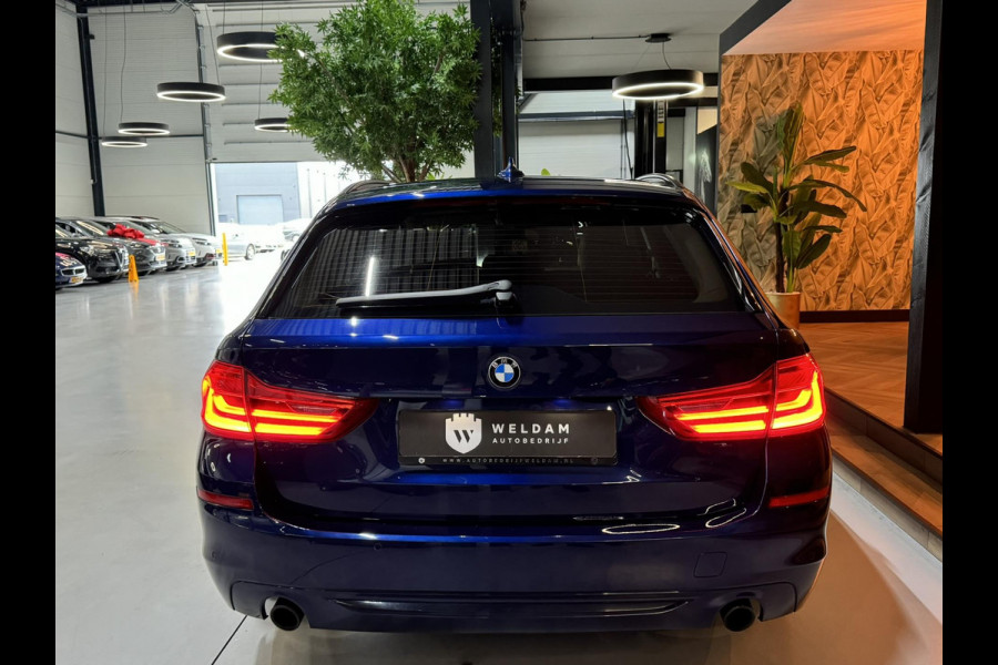 BMW 5 Serie Touring 530i Sport Line Garantie LED Leder Elek. Achterklep Keyless Stoelvw Navi DAB PDC Cruise Clima