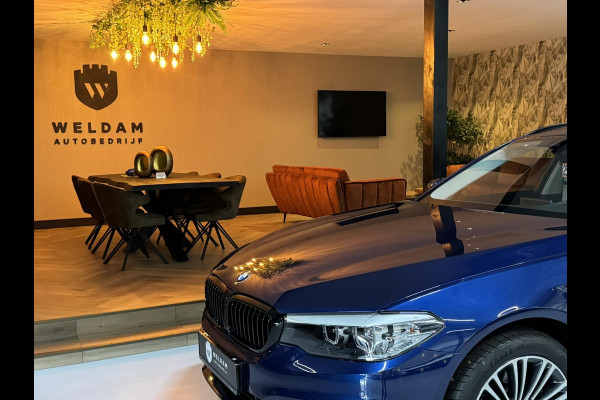 BMW 5 Serie Touring 530i Sport Line Garantie LED Leder Elek. Achterklep Keyless Stoelvw Navi DAB PDC Cruise Clima