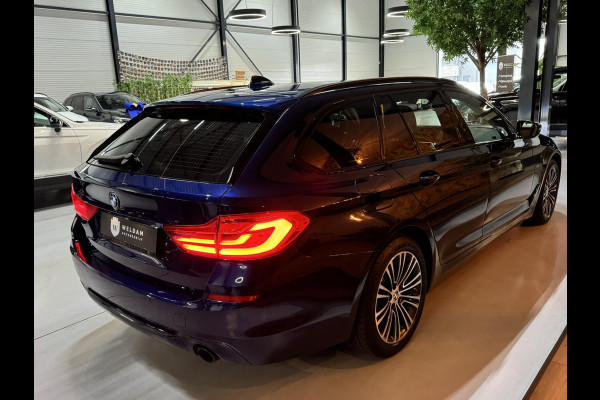 BMW 5 Serie Touring 530i Sport Line Garantie LED Leder Elek. Achterklep Keyless Stoelvw Navi DAB PDC Cruise Clima