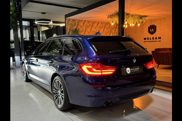 BMW 5 Serie Touring 530i Sport Line Garantie LED Leder Elek. Achterklep Keyless Stoelvw Navi DAB PDC Cruise Clima