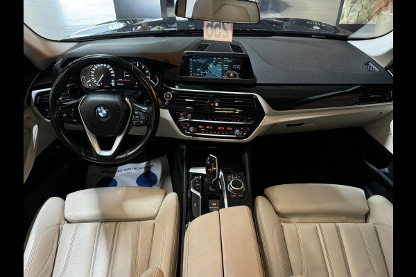 BMW 5 Serie Touring 530i Sport Line Garantie LED Leder Elek. Achterklep Keyless Stoelvw Navi DAB PDC Cruise Clima