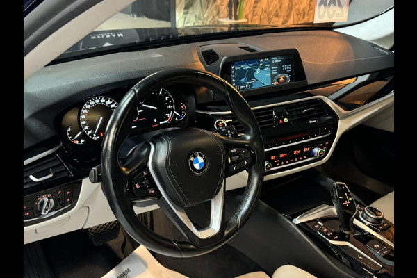 BMW 5 Serie Touring 530i Sport Line Garantie LED Leder Elek. Achterklep Keyless Stoelvw Navi DAB PDC Cruise Clima