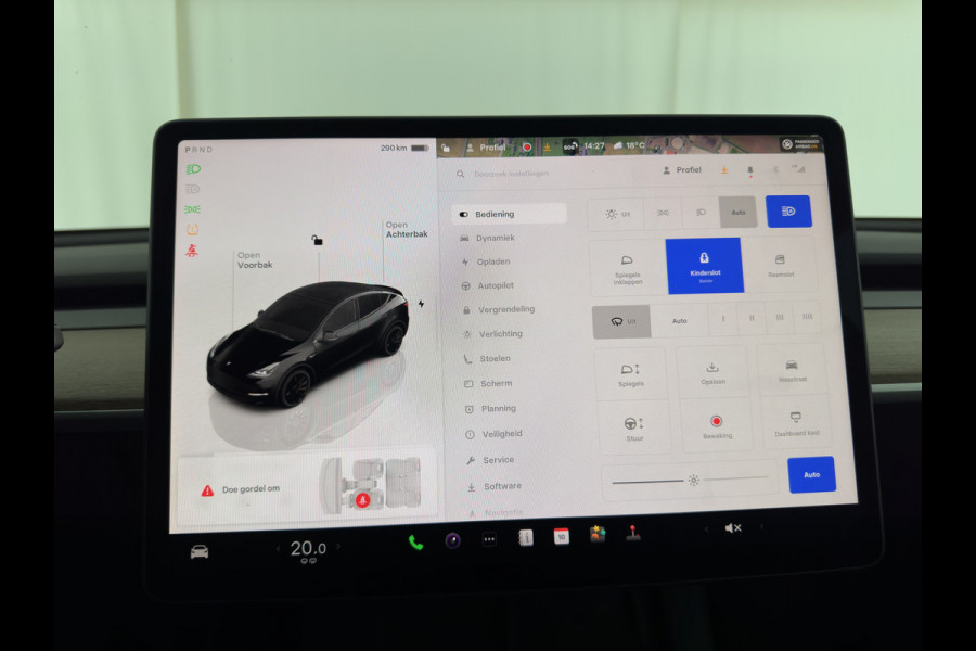 Tesla Model Y Performance AWD 75 kWh {SOH-84%} [ 3-Fase ] (INCL-BTW) Aut. *PANO | AUTO-PILOT | LUXURY-LEATHER | TOP-VIEW | NAVI-FULLMAP | MATRIX-LED | DIGI-COCKPIT | KEYLESS | CAMERA | DAB+ | HEATED-COMFORTSEATS | PRIVACY-GLASS | 21''ALU*