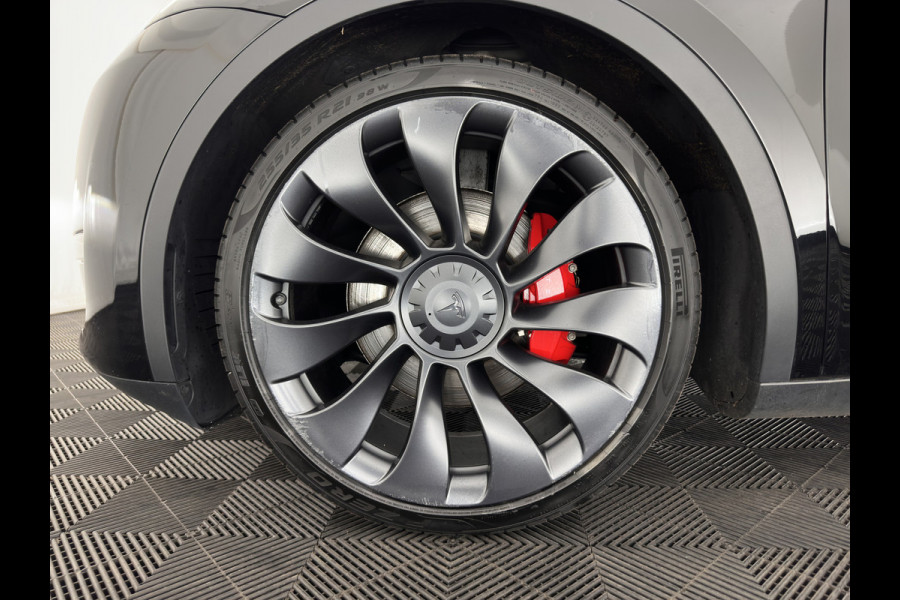 Tesla Model Y Performance AWD 75 kWh {SOH-84%} [ 3-Fase ] (INCL-BTW) Aut. *PANO | AUTO-PILOT | LUXURY-LEATHER | TOP-VIEW | NAVI-FULLMAP | MATRIX-LED | DIGI-COCKPIT | KEYLESS | CAMERA | DAB+ | HEATED-COMFORTSEATS | PRIVACY-GLASS | 21''ALU*
