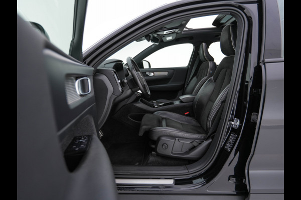 Volvo XC40 Recharge P8 AWD R-Design [ 3-Fase ] { SOH-89%} (INCL-BTW) *PANO | LEATHER-ALCANTARA | DIGI-COCKPIT | FULL-LED | PREMIUM-AUDIO | CARPLAY | KEYLESS | NAVI-FULLMAP | ECC | PDC | HEATED-SPORTSEATS | BLIS | PRIVACY-GLASS | 19''ALU*