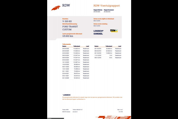 Ford Transit Custom 340 2.0TDCI 130pk L2 Trend 1e eig. Camera Ford Transit Custom 340 2.0TDCI 130pk L2 Trend 1e eig. Camera