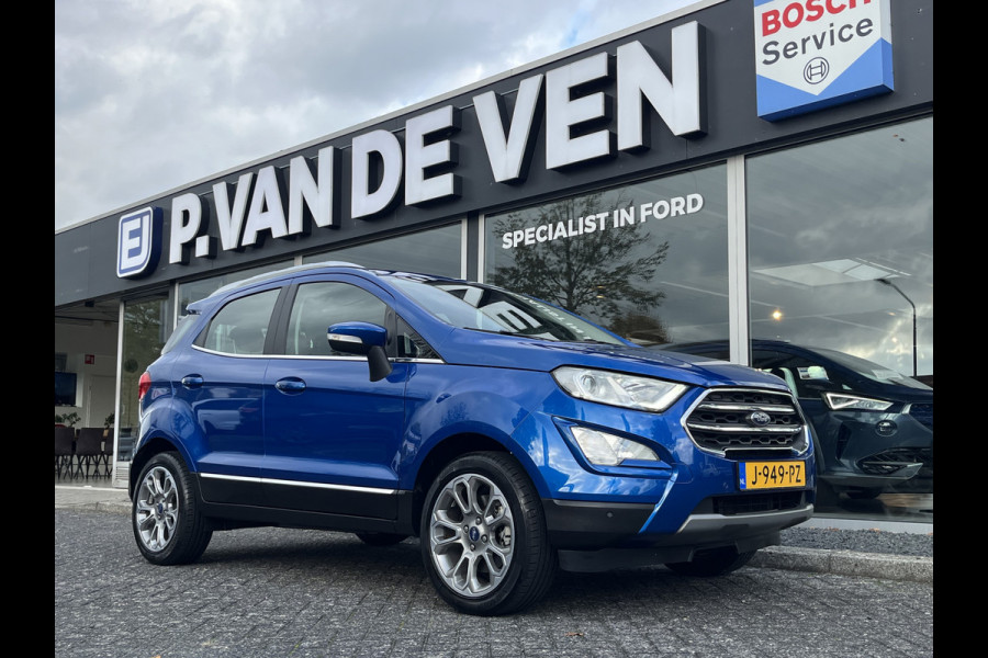 Ford EcoSport 1.0 EcoBoost Titanium 125pk/92kW 6-bak | Trekhaak | 17 inch | Navigatie | Camera | Half leder | Ambient Light | etc. etc. Ford EcoSport 1.0 EcoBoost Titanium 125pk/92kW 6-bak | Trekhaak | 17 inch | Navigatie | Camera | Half leder | Ambient Light | etc. etc.
