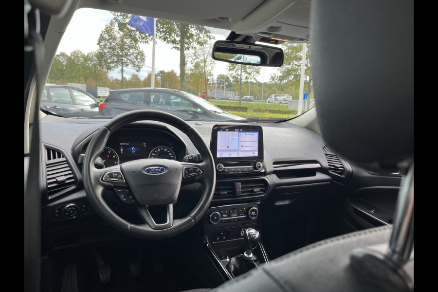 Ford EcoSport 1.0 EcoBoost Titanium 125pk/92kW 6-bak | Trekhaak | 17 inch | Navigatie | Camera | Half leder | Ambient Light | etc. etc. Ford EcoSport 1.0 EcoBoost Titanium 125pk/92kW 6-bak | Trekhaak | 17 inch | Navigatie | Camera | Half leder | Ambient Light | etc. etc.
